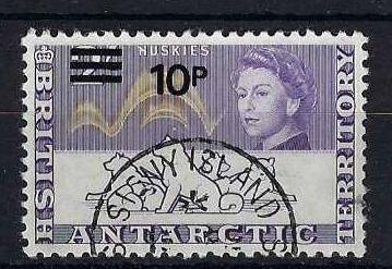 Image of British Antarctic Territory 34w FU
